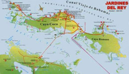 Cayo Coco map
