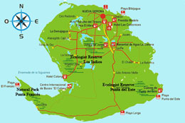  points of interest Isla de la Juventud map