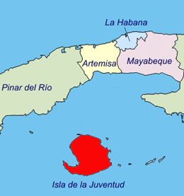  Isla de la Juventud map cuba