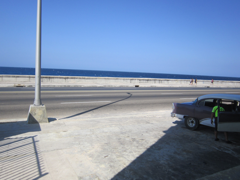 view of the malecon from the house