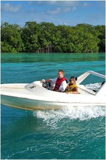 Boat adventure tour Varadero Cuba