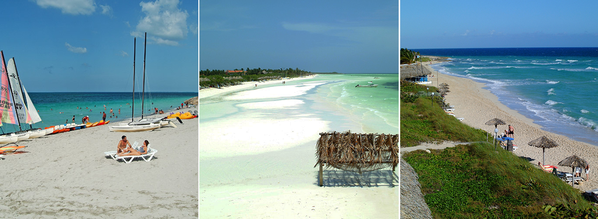 three beach of Cuba