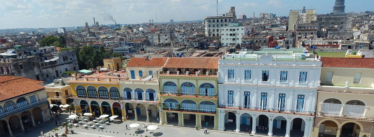 aerial view of habana vieja habana cuba