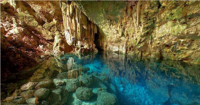 Saturn Cave cenote swimming Cuba