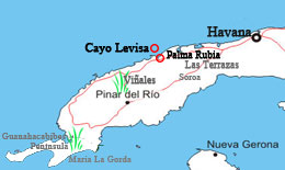 cayo levisa map cuba