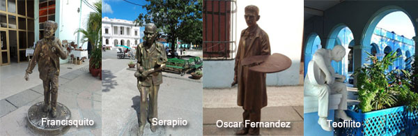 sculptures in sancti spiritus