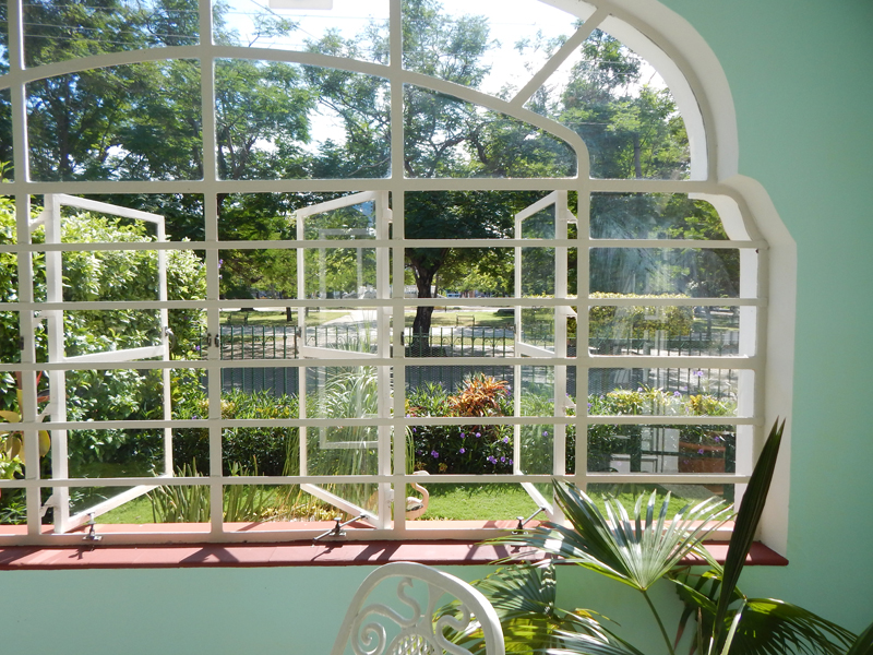 room overlooking the park