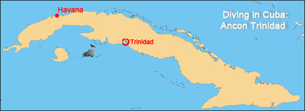 diving in ancon trinidad tour map