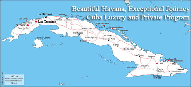beautiful havana tour map